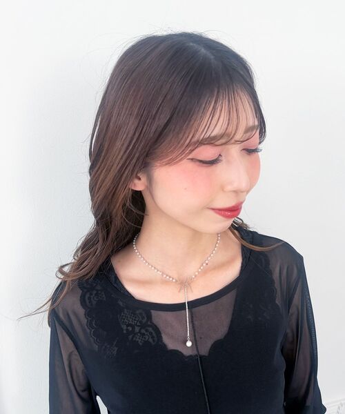 MAJESTIC LEGON（マジェスティックレゴン）の「パール×リボンネックレス（ネックレス・レディース・シルバー/ゴールド・FREE）」の3枚目の写真