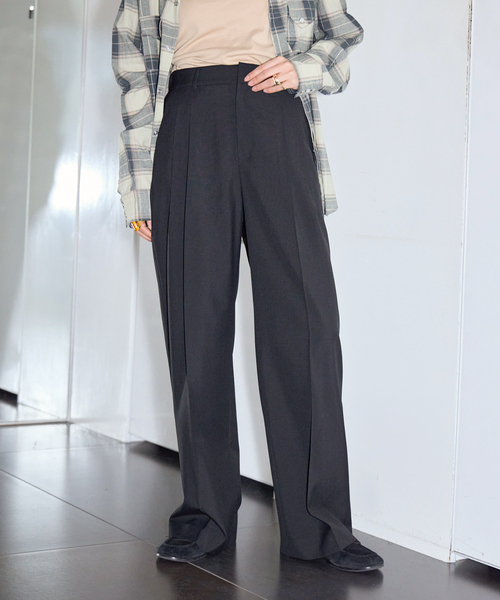 CITYSHOP｜シティショップ（レディース）のスラックス（ブラック/黒色