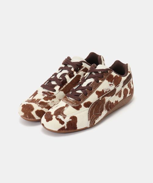PUMA（プーマ）の「PUMA / プーマ SPEEDCAT COW WNS / 406141（スニーカー・レディース・ブラウン・23.5cm/24.5cm/24cm）」の2枚目の写真