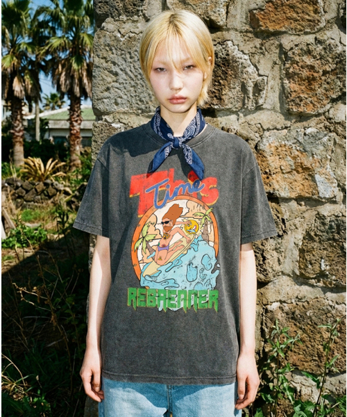 REBRENNER(リブレンナー)の「DTFディスタイムピグメント半袖Tシャツ(Tシャツ/カットソー・レディース・その他・MEDIUM/LARGE/X-LARGE/2XL)」の6枚目の写真