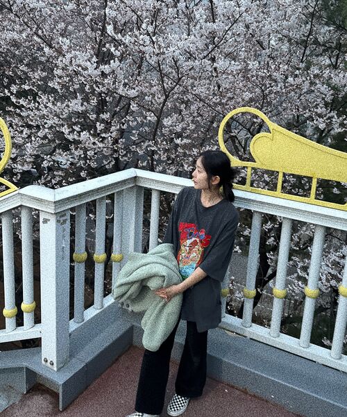 REBRENNER(リブレンナー)の「DTFディスタイムピグメント半袖Tシャツ(Tシャツ/カットソー・レディース・その他・MEDIUM/LARGE/X-LARGE/2XL)」の2枚目の写真