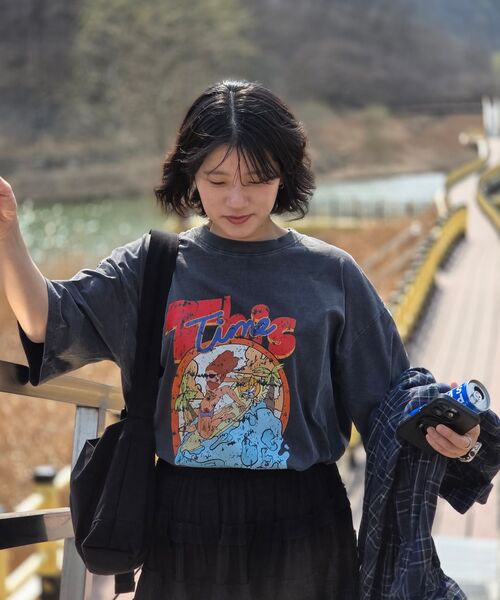 REBRENNER(リブレンナー)の「DTFディスタイムピグメント半袖Tシャツ(Tシャツ/カットソー・レディース・その他・MEDIUM/LARGE/X-LARGE/2XL)」の3枚目の写真