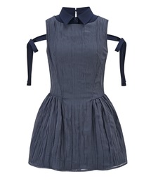 andwang（アンドワン）の「Arrange Gingham Mini Dress（ワンピース）」