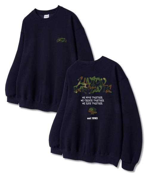Union Garments(ユニオンガーメンツ)の「ミリムーブ 裏毛 スウェットシャツ ネイビー(スウェット・レディース・その他・L/XL/XXL)」の1枚目の写真