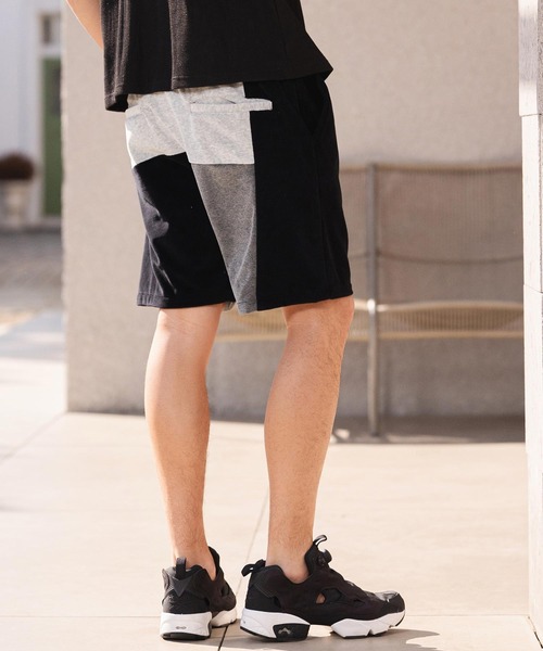 CAMBIO(カンビオ)の「mp14953-ベロアパイル配色ショートパンツ(BP-BFS0109)(その他パンツ・メンズ・ブルー系その他/カーキ系/ブラック系その他・S/M/L)」の17枚目の写真