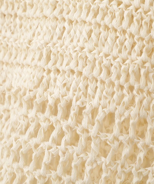 ETRE TOKYO（エトレトウキョウ）の「シアークロシェニットプルオーバー（ニット/セーター・レディース・アイボリー/ブラック・FREE）」の11枚目の写真