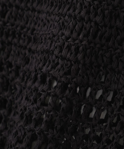 ETRE TOKYO（エトレトウキョウ）の「シアークロシェニットプルオーバー（ニット/セーター・レディース・アイボリー/ブラック・FREE）」の4枚目の写真