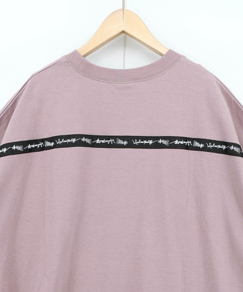 ScoLar Parity（スカラーパリティ）の「361118：夜更かしガブ 裾メッシュ切替Tシャツ（Tシャツ/カットソー・レディース・オフホワイト/ピンク/ブラック・M）」の6枚目の写真