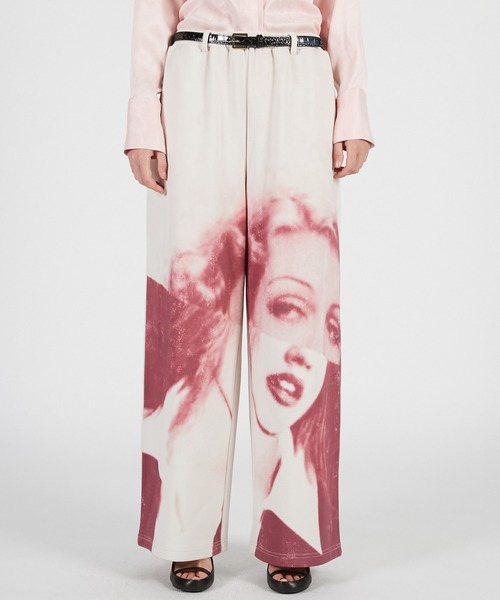 PRANK PROJECT（プランクプロジェクト）の「【2026Summer Pre-Order】フェイスプリントスウェットパンツ / Face Print Sweatpants（スウェットパンツ・レディース・グレー/オフホワイト・36/38）」の8枚目の写真