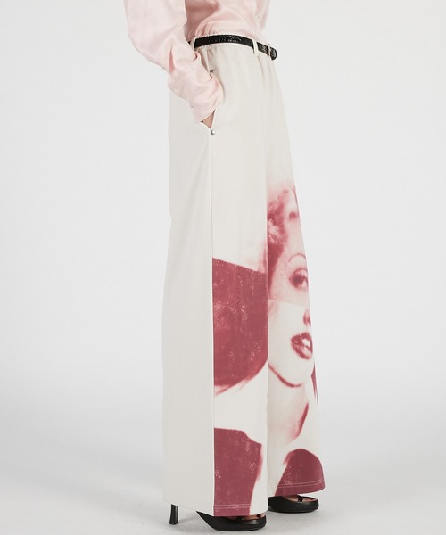 PRANK PROJECT（プランクプロジェクト）の「【2026Summer Pre-Order】フェイスプリントスウェットパンツ / Face Print Sweatpants（スウェットパンツ・レディース・グレー/オフホワイト・36/38）」の11枚目の写真