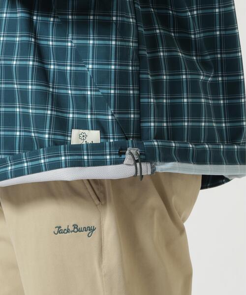 Jack Bunny!!(ジャックバニー)の「【Jack Bunny!!】チェックプリント ハーフジップブルゾン(ブルゾン・メンズ・ホワイト/グリーン・LARGE/MEDIUM)」の17枚目の写真