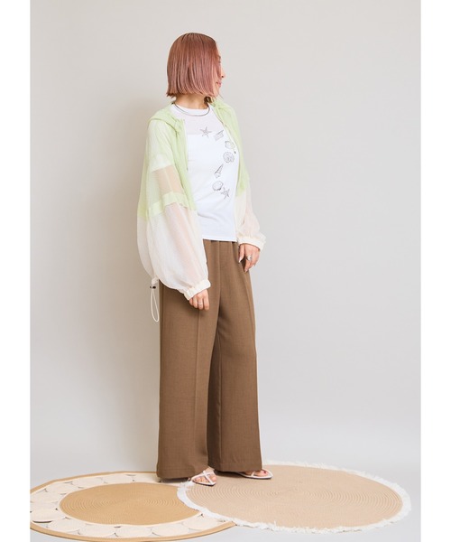 LHELBIE(レルビエ)の「ブッチャーパンツ(スラックス・レディース・ブラック/ブラウン/グレイッシュベージュ・M)」の17枚目の写真