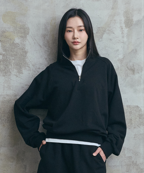 SUPERSUB(スーパーサブ)の「エッセンシャルハーフジップ - ブラック(スウェット・レディース・その他・SMALL/MEDIUM/LARGE)」の3枚目の写真