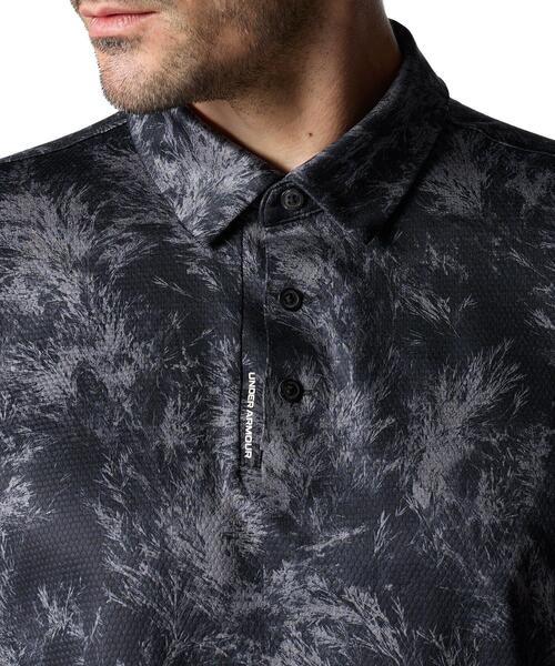 UNDER ARMOUR(アンダーアーマー)の「UAドライブ クール プロ プリント ポロ(ゴルフ/メンズ)(ポロシャツ・メンズ・ブラック・L/XL/M/3XL/2XL/S)」の4枚目の写真