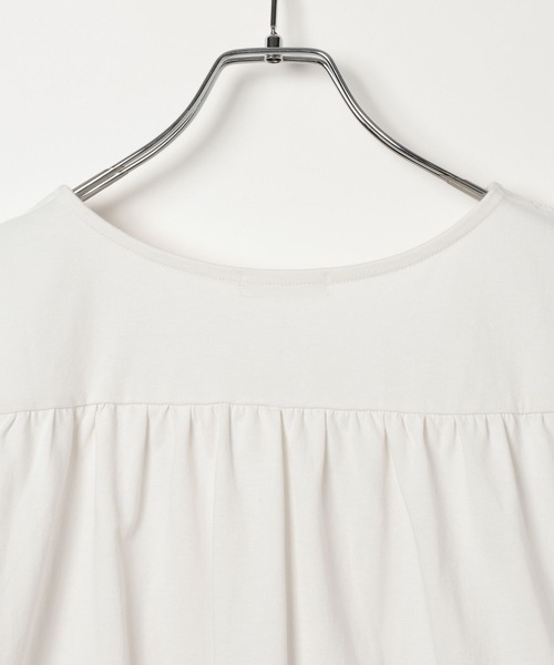 studio CLIP（スタディオクリップ）の「フロントレースドッキングタンクトップ（タンクトップ・レディース・スモーク/ライトグレー/アイボリー・FREE）」の9枚目の写真