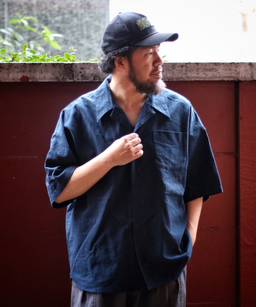 NATAL DESIGN(ネイタルデザイン)の「SUNSET SHIRTS(シャツ/ブラウス・メンズ・ネイビー/グリーン/グレー・SMALL/MEDIUM/LARGE)」の3枚目の写真