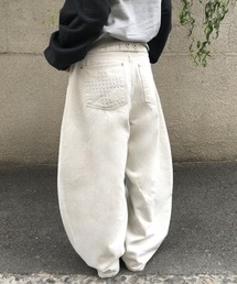 【LAMPOON】クロススタッズデニムパンツ