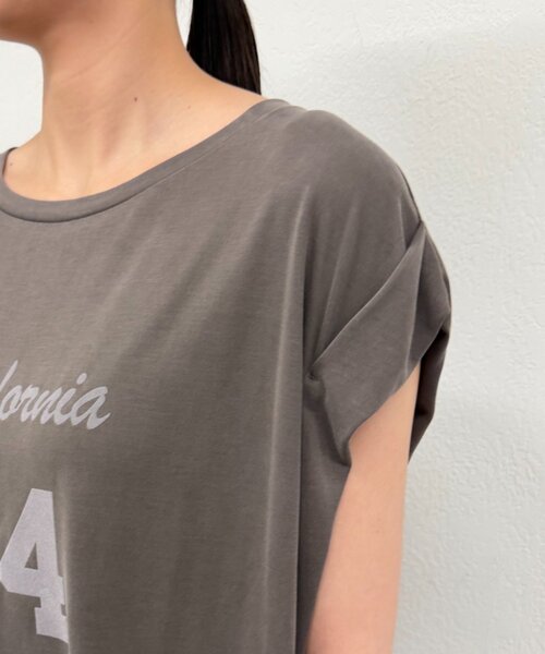 LOUNGEDRESS(ラウンジドレス)の「ナンバリングフレンチT(Tシャツ/カットソー・レディース・モカ/ベージュ/ブラック・FREE)」の12枚目の写真