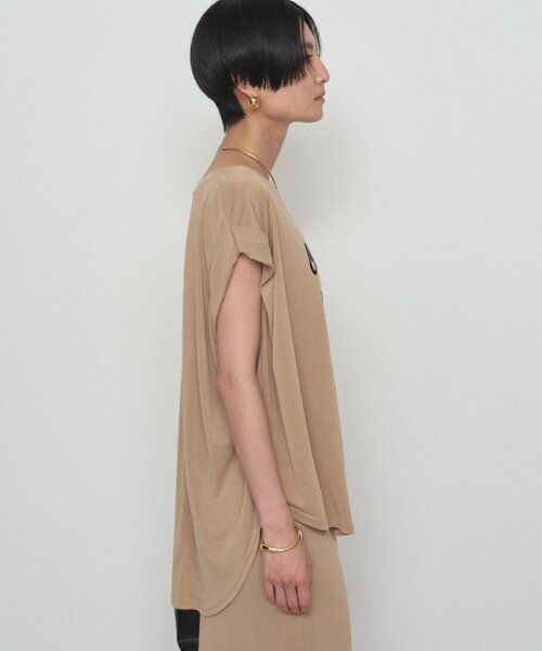 LOUNGEDRESS(ラウンジドレス)の「ナンバリングフレンチT(Tシャツ/カットソー・レディース・モカ/ベージュ/ブラック・FREE)」の19枚目の写真
