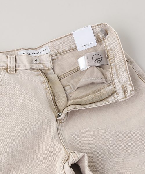 Polar Skate Co.（ポーラースケートカンパニー）の「POLAR SKATE CO. / ポーラースケートカンパニー 91 Pants（デニムパンツ・メンズ・アイボリー・32）」の7枚目の写真