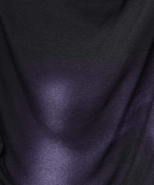 HARE(ハレ)の「ワンショルドレープデザインTシャツ(HARE)(Tシャツ/カットソー・レディース・パープル/レッド/グレー/ブルー・FREE)」の5枚目の写真