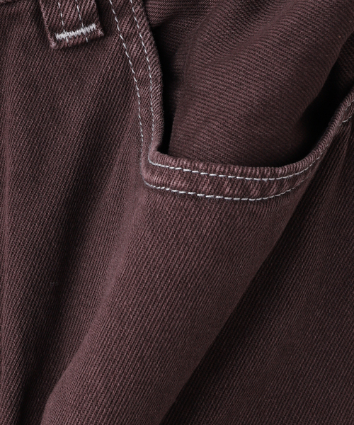Carhartt WIP(カーハートダブリューアイピー)の「Carhartt WIP / カーハート ダブリューアイピー BRANDON PANT(デニムパンツ・メンズ・ブラウン/アイボリー・MEDIUM/SMALL)」の6枚目の写真