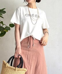 un dix cors | 刺繍ロゴTEE(Tシャツ/カットソー)