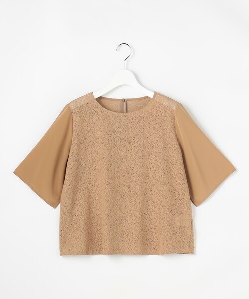 自由区(ジユウク)の「テクスチャージャージーレーシー カットソー(Tシャツ/カットソー・レディース・アイボリー系/ネイビー系/黄土色系・32)」の10枚目の写真