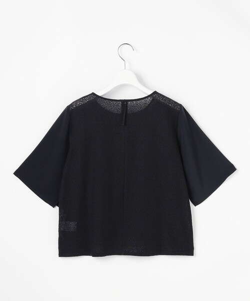 自由区(ジユウク)の「テクスチャージャージーレーシー カットソー(Tシャツ/カットソー・レディース・アイボリー系/ネイビー系/黄土色系・32)」の16枚目の写真