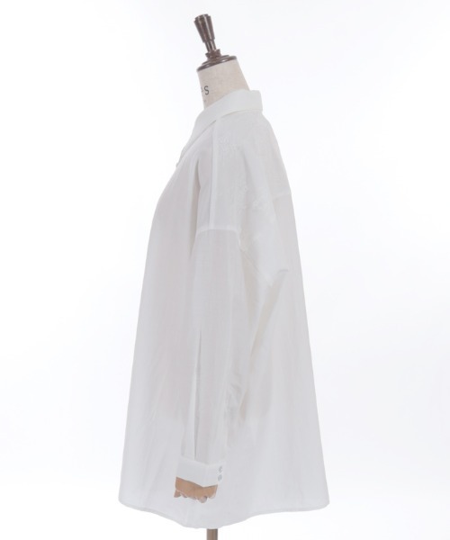 axes femme(アクシーズファム)の「UVカットシアーシャツ(シャツ/ブラウス・レディース・ホワイト/グリーン/ピンク・FREE)」の14枚目の写真