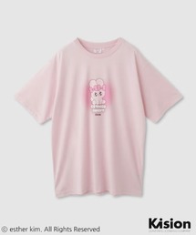 Esther Bunny エスターバニー ラバー×スプレープリント 半袖Tシャツ