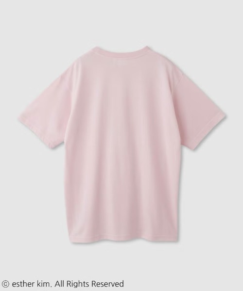 Mac-House(マックハウス)の「Esther Bunny エスターバニー ラバー×スプレープリント 半袖Tシャツ(Tシャツ/カットソー・レディース・ホワイト/サックスブルー/ピンク・L/M)」の4枚目の写真