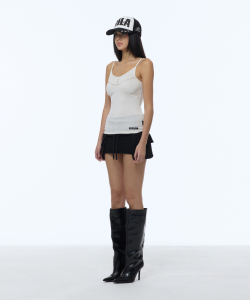GILAARCHIVE(ギラアーカイブ)の「DOUBLE LAYERED CAMISOLE_IVORY(Tシャツ/カットソー・レディース・その他・FREE)」の3枚目の写真