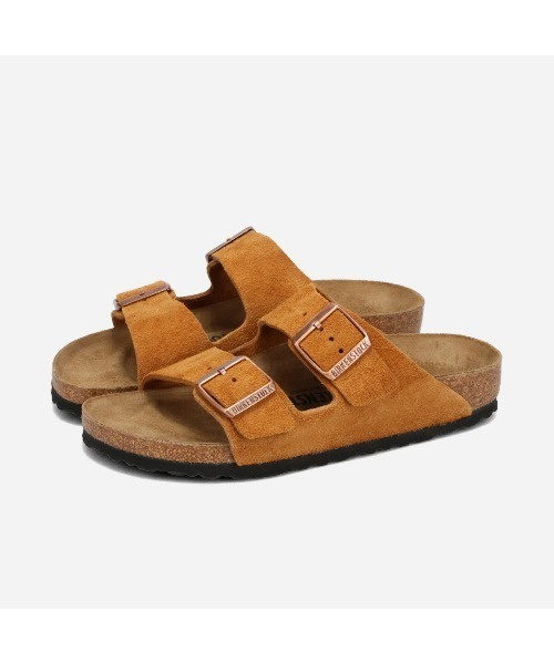 BIRKENSTOCK(ビルケンシュトック)の「BIRKENSTOCK ARIZONA SUEDE LEATHER -NARROW- / ビルケンシュトック アリゾナ スエードレザー ナローフィット / 1027162(サンダル・レディース・ブラウン・38)」の1枚目の写真