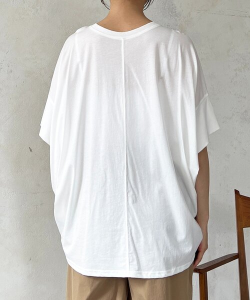 un dix cors(アンディコール)の「プリントTEE(Tシャツ/カットソー・レディース・レッド/ブラック/アイボリー/ネイビー・FREE)」の13枚目の写真
