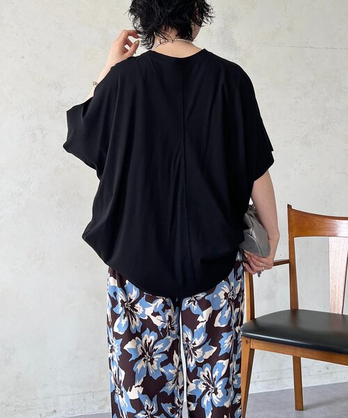 un dix cors(アンディコール)の「プリントTEE(Tシャツ/カットソー・レディース・レッド/ブラック/アイボリー/ネイビー・FREE)」の20枚目の写真