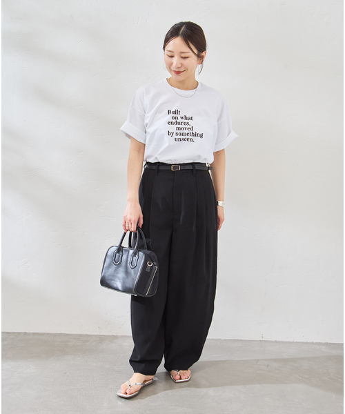 JOURNAL STANDARD(ジャーナルスタンダード)の「《追加》アイアスストレッチコクーンパンツ(その他パンツ・レディース・ブラック・36/38)」の2枚目の写真