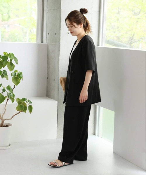 JOURNAL STANDARD(ジャーナルスタンダード)の「《追加》アイアスストレッチコクーンパンツ(その他パンツ・レディース・ブラック・36/38)」の3枚目の写真