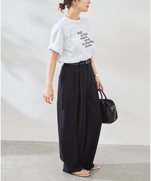 JOURNAL STANDARD(ジャーナルスタンダード)の「《追加》アイアスストレッチコクーンパンツ(その他パンツ・レディース・ブラック・36/38)」の5枚目の写真