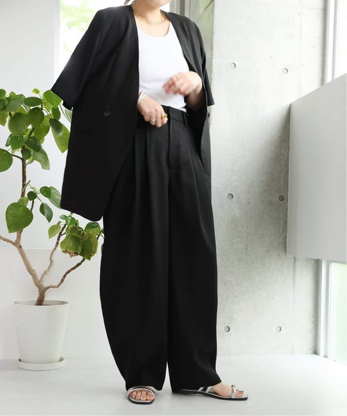 JOURNAL STANDARD(ジャーナルスタンダード)の「《追加》アイアスストレッチコクーンパンツ(その他パンツ・レディース・ブラック・36/38)」の13枚目の写真