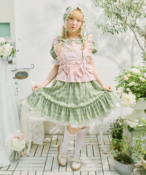 kutir(クティール)の「【クティールとレトロ】アソートフリルリボンバブーシュカ/ヘッドドレス(その他ヘアアクセサリー・レディース・グリーン/ブルー/アイボリー/レッド/オフホワイト・FREE)」の17枚目の写真