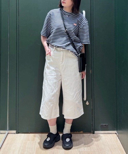 LACOSTE（ラコステ）の「ニットライクボーダーTシャツ（Tシャツ/カットソー・メンズ・オレンジ/ライトブルー・2/3/5/4）」の5枚目の写真