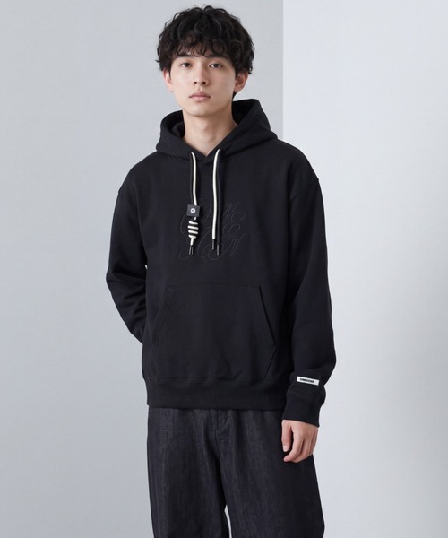 ONEXONE(ワンフォーワン)の「【ONEXONE/ワンフォーワン】LOGO FREESTYLE HOODIE(パーカー・メンズ・ブラック・LARGE/MEDIUM)」の15枚目の写真