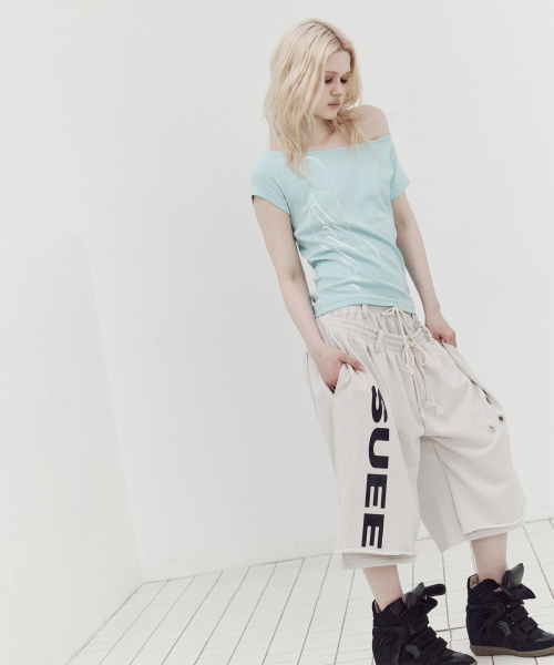 SETUP-EXE（セットアップイーエックスイー）の「DOUBLE LAYERED BERMUDA PANTS / BEIGE（その他パンツ・レディース・その他・OS）」の8枚目の写真