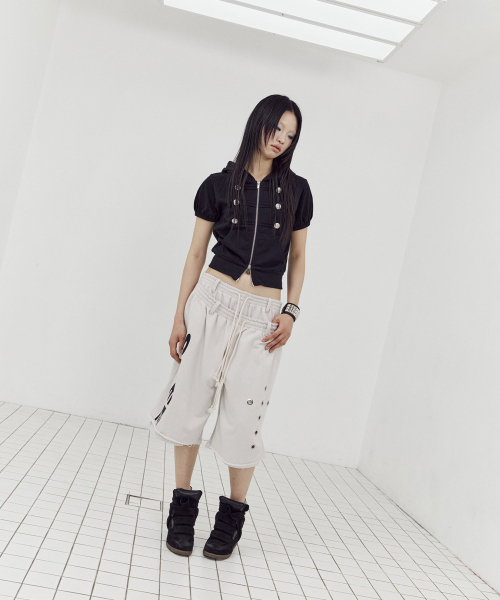 SETUP-EXE（セットアップイーエックスイー）の「DOUBLE LAYERED BERMUDA PANTS / BEIGE（その他パンツ・レディース・その他・OS）」の10枚目の写真