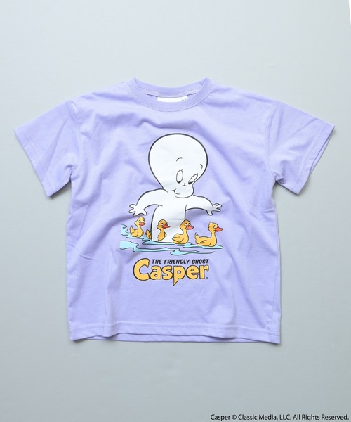 MARKEY'S(マーキーズ)の「【別注】Casper プリント半袖Tシャツ(Tシャツ/カットソー・キッズ・オフホワイト/ホワイト/ラベンダー・140/80/110/100/90/150/130/120)」の7枚目の写真