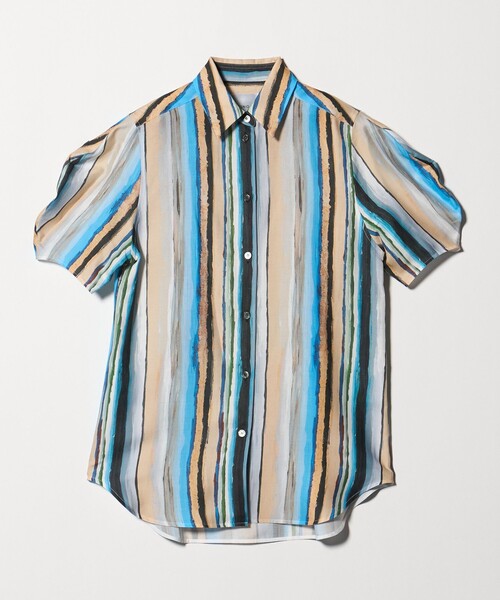 CINOH(チノ)の「<CINOH>Hana4 プリント ショートスリーブ シャツ(Tシャツ/カットソー・レディース・その他1・36)」の1枚目の写真
