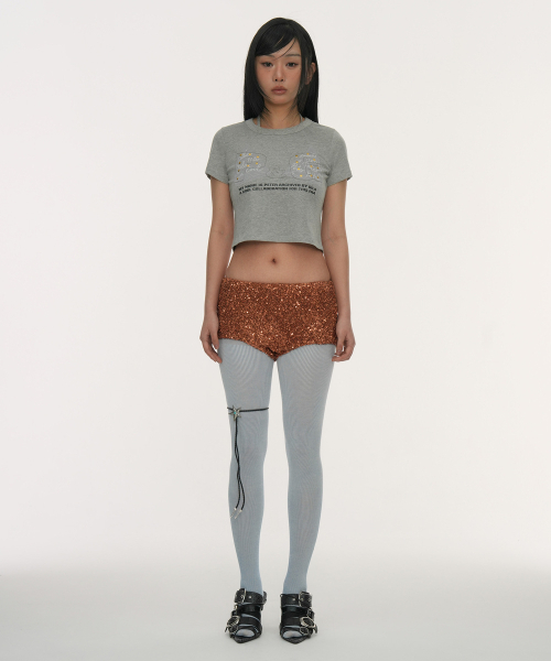 GILAARCHIVE（ギラアーカイブ）の「P&G HALTER STRAP CROP TOP_GREY（Tシャツ/カットソー・レディース・その他・FREE）」の2枚目の写真