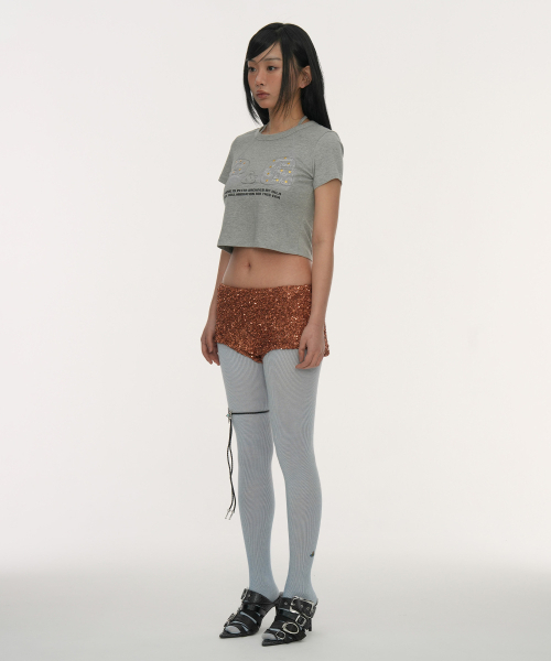 GILAARCHIVE（ギラアーカイブ）の「P&G HALTER STRAP CROP TOP_GREY（Tシャツ/カットソー・レディース・その他・FREE）」の3枚目の写真