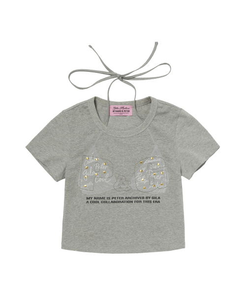 GILAARCHIVE（ギラアーカイブ）の「P&G HALTER STRAP CROP TOP_GREY（Tシャツ/カットソー・レディース・その他・FREE）」の5枚目の写真